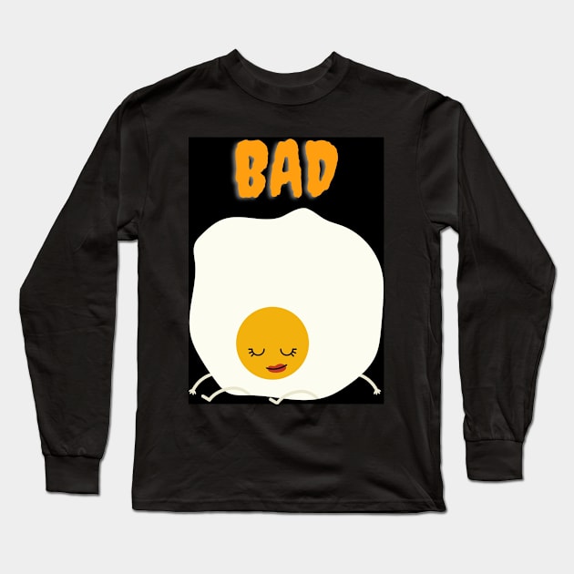 Bad Egg Long Sleeve T-Shirt by Bestuftee